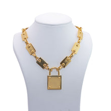 Load image into Gallery viewer, Signed Kenneth Jay Lane Chunky Locket Pendant Necklace