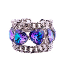 Load image into Gallery viewer, Harlequin Market Crystal Bracelet -Blue &amp; Purple