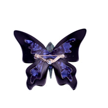 Load image into Gallery viewer, Lea Stein Elfe The Butterfly Brooch Pin - Blue