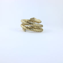 Load image into Gallery viewer, VINTAGE USA GOLD TONE SNAKE BANGLE