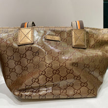 Load image into Gallery viewer, Gucci Pre-owned Gold Gucci Trapeze Logo Handbag