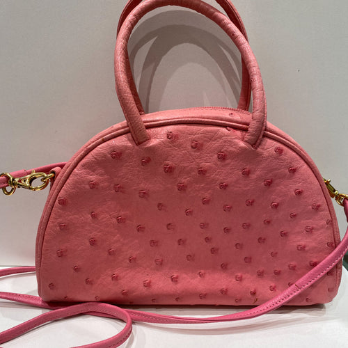 Vintage Australian Made Authentic Ostrich Skin Handbag