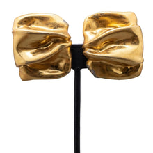 Load image into Gallery viewer, Vintage Ciner NY Square Textured Statement Earrings (Clip-On)