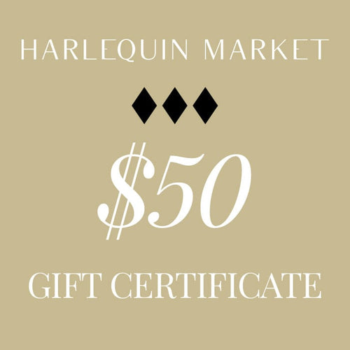 Harlequin Market Gift Certificate -- $50