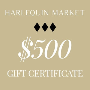 Harlequin Market Gift Certificate -- $500