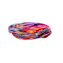Load image into Gallery viewer, Signed Lea Stein Snake Bangle - Pink Multi Colour