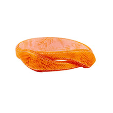 Load image into Gallery viewer, Signed Lea Stein Snake Bangle - Bright Orange Snakeskin