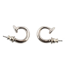 Load image into Gallery viewer, HQM Austrian Crystal Interchangeable Earrings - Grey (Pierced)