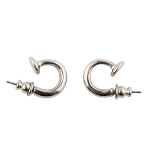 HQM Austrian Crystal Interchangeable Earrings - Grey (Pierced)