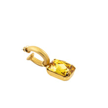 Load image into Gallery viewer, HQM Austrian Crystal Interchangeable Earrings - Yellow (Pierced)