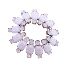 Load image into Gallery viewer, Harlequin Market Crystal Cuff - White