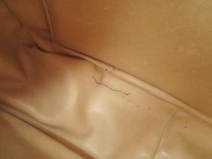 Chanel Vintage Quilted Beige Leather Chain Shoulder Bag c. 1970 - Harlequin Market