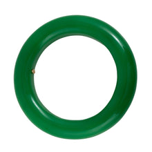 Load image into Gallery viewer, Signed Kenneth Jay Lane Round Jade Resin Bangle