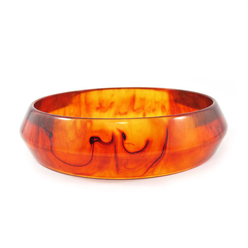 Vintage dripping paint Bakelite cuff c.1950's