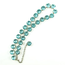 Load image into Gallery viewer, Harlequin Market Crystal Accent Necklace - Aquamarine (medium)