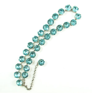Harlequin Market Crystal Accent Necklace - Aquamarine (medium)