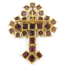 Load image into Gallery viewer, Stunning Rare Signed Chanel Gripoix Cross Brooch. c. 1982
