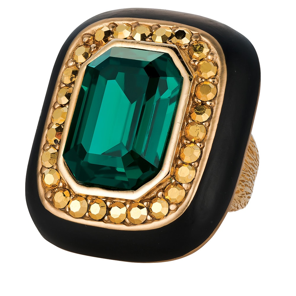 Ciner NY The Emerald Royal Ring - Size 7