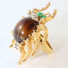 Load image into Gallery viewer, Ciner NY Spider Ring With Glass Stones &amp; Crystals
