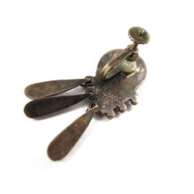 Load image into Gallery viewer, Vintage Mexican Sterling Silver Modernist earrings c. 1960&#39;s