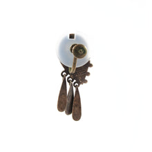 Load image into Gallery viewer, Vintage Mexican Sterling Silver Modernist earrings c. 1960&#39;s