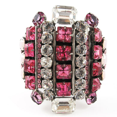 David Mandel for The Show Must Go On | Rose Crystal Statement Cuff