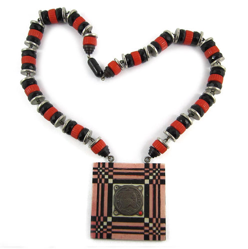 Vintage circa 1930's Galalith Necklace