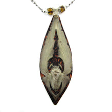 Load image into Gallery viewer, French Deco Scarab Design Pendant Necklace - 1930&#39;s