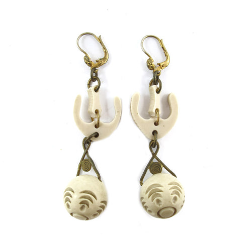 Galalith Earrings
