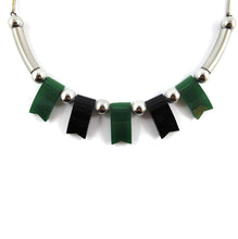 Load image into Gallery viewer, Vintage 1930&#39;s Jakob Bengel Necklace - Galalith and Chrome