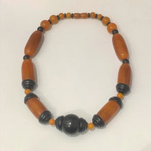 Load image into Gallery viewer, French Art Deco Chunky Galalith Bead Vintage Necklace