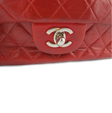 Load image into Gallery viewer, Vintage Authentic Signed &#39;Chanel&#39; Quilted Red Leather Chain Bag - Paris