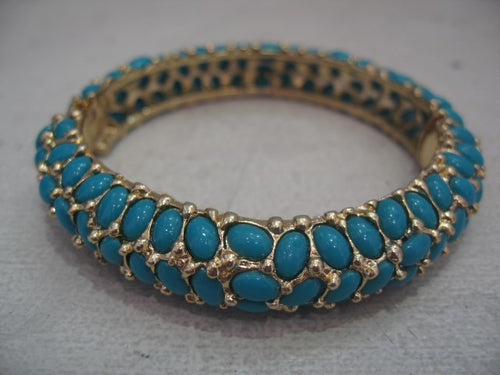 Kenneth Jay Lane Turquoise Clamper