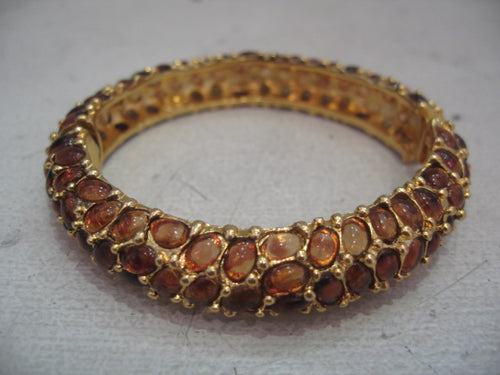 Kenneth Jay Lane Amber Clamper