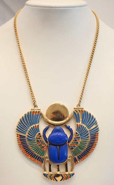 Vintage Scarab Necklace