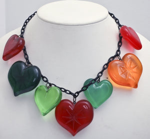 Vintage 'Judith Evans' Heart Necklace