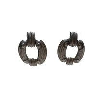 Load image into Gallery viewer, Vintage Givenchy Silver Tone Earrings (clip-on)