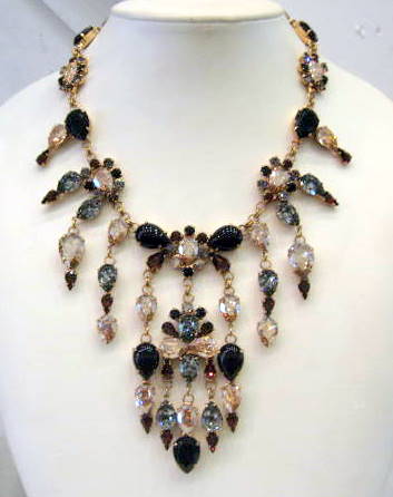 Harlequin Market Crystal Drop Necklace