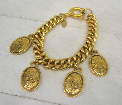 Chanel Chunky Charm Bracelet - Harlequin Market