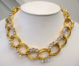 Harlequin Market Encrusted Chunky Chain Necklace