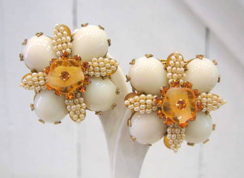 Signed Vintage Stanley Hagler Earrings