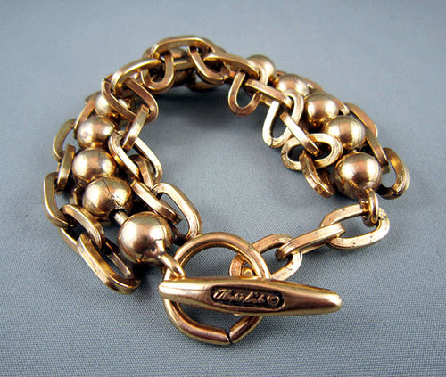 Vintage Soft Gold Bracelet