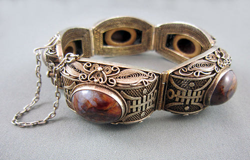 Oriental Etched Bracelet