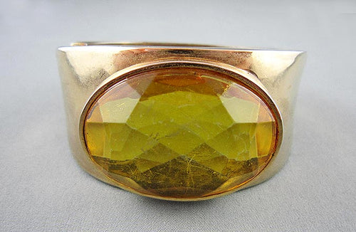 Large Topaz Crystal Cuff