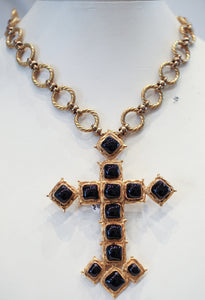Vintage Chanel Cross Pendant