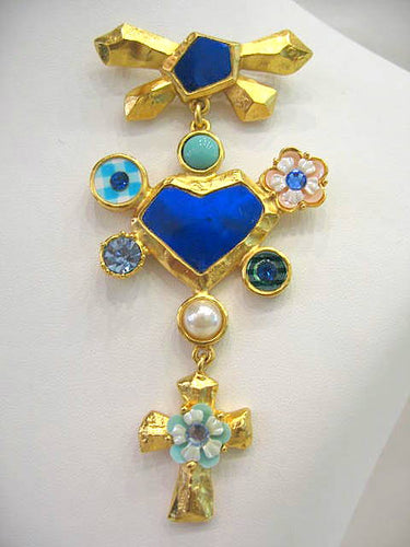 Signed Vintage Christian Lacroix Brooch