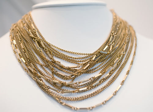 Vintage Gold Chain Necklace