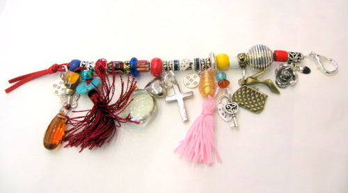 Harlequin Market Charm Bracelet