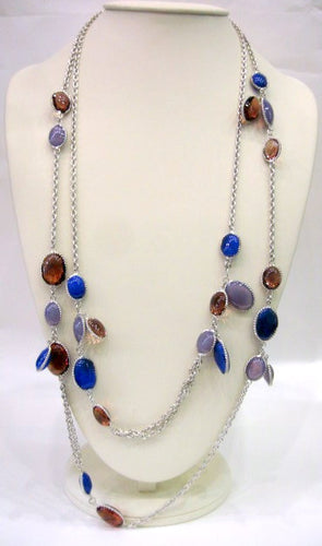 Pate-de-verre 'Waterfall' Sautoir