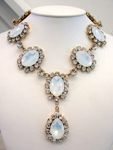 Harlequin Market Large Crystal Neckpiece